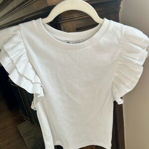 ZARA ruffle top